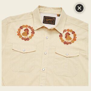 NWT Howler Brothers - Gaucho Snapshirt - Ring Around the Rooster - XL